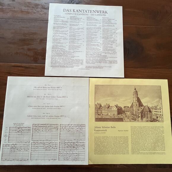 J.S. Bach Das Kantatenwerk Complete Cantatas Vol 2 LP Box Set Telefunken - Picture 9 of 11